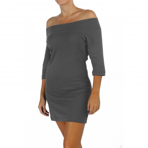 3/4 Sleeve Mini Dress or Maxi Top in Organic Pima Cotton